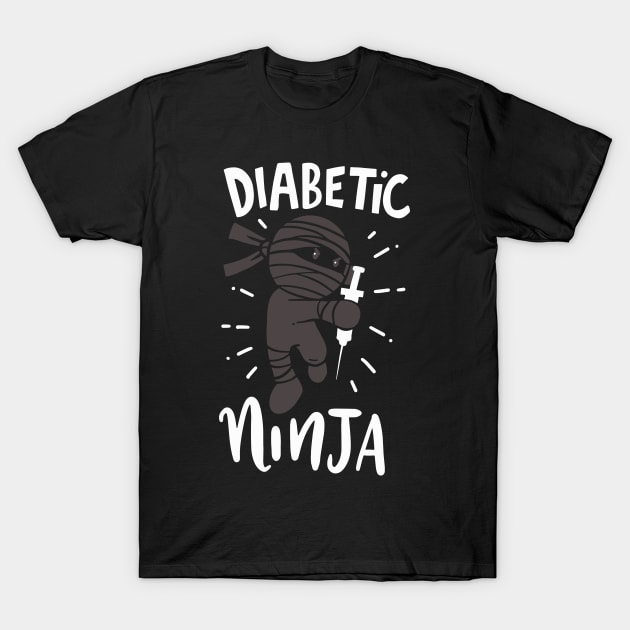 Diabetic Ninja T-Shirt by Shirtbubble